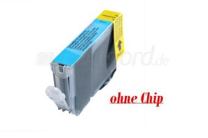 Patrone CLI-521C ohne Chip iP3600, iP4600, iP4700, MP540, MP620